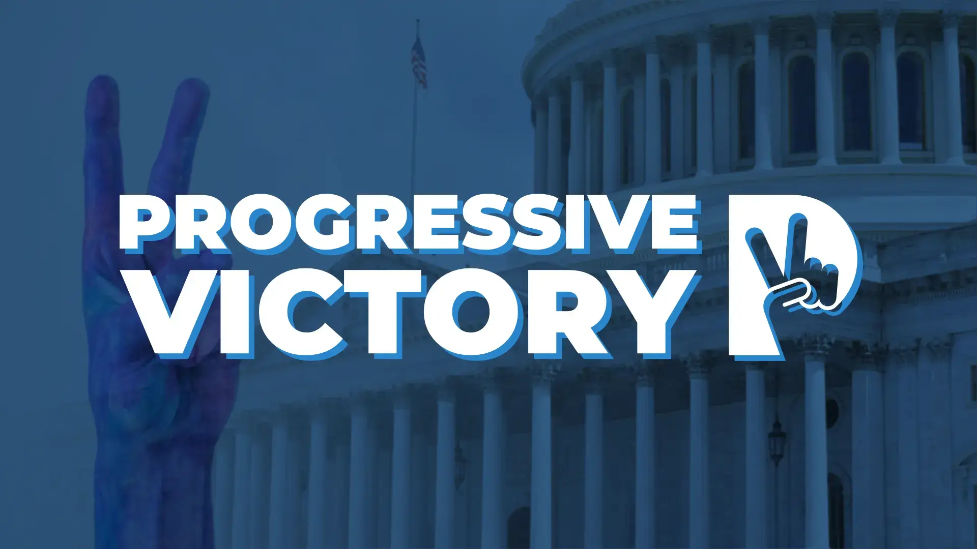 Progressive Victory Protest Splash image